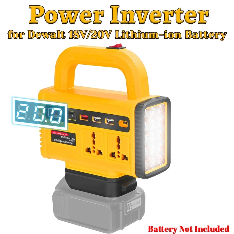 Outdoor Power Adapter Usb C - Convertisseur portable 150W DC18V vers AC220V