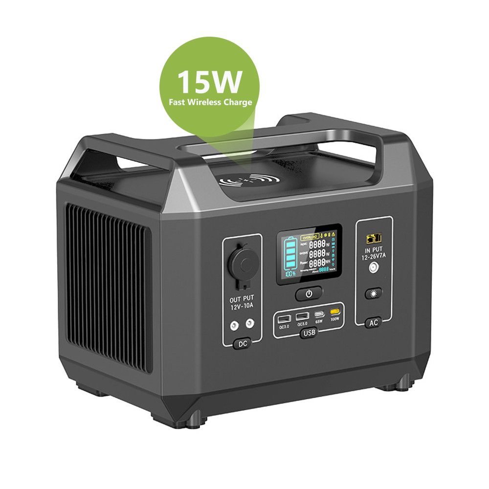 Ac Outdoor Power - Station d'alimentation portable solaire sans fil