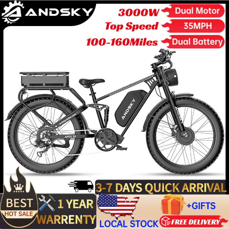 Outdoor Power Tool Kit - Vélo électrique tout-terrain ANDSKY Apex50 AWD