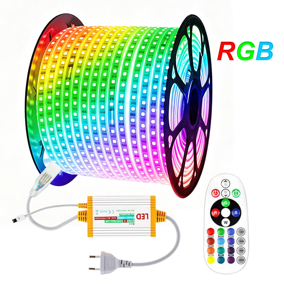 Outdoor Power Strip Weatherproof - Bande LED RGB 220V 5050 60